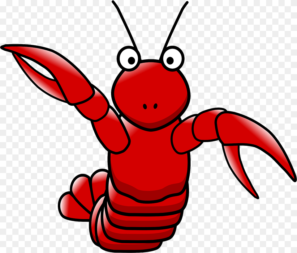 Funny Lobster Clipart, Animal, Crawdad, Food, Invertebrate Free Png