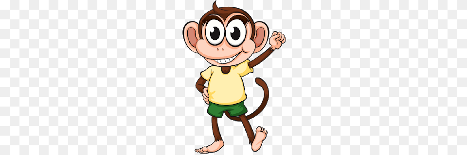 Funny Monkey Cliparts Download Clip Art, Cartoon, Baby, Person Free Transparent Png