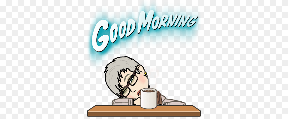 Funny Morning Coffee Clipart Clipart, Accessories, Book, Comics, Publication Png Image