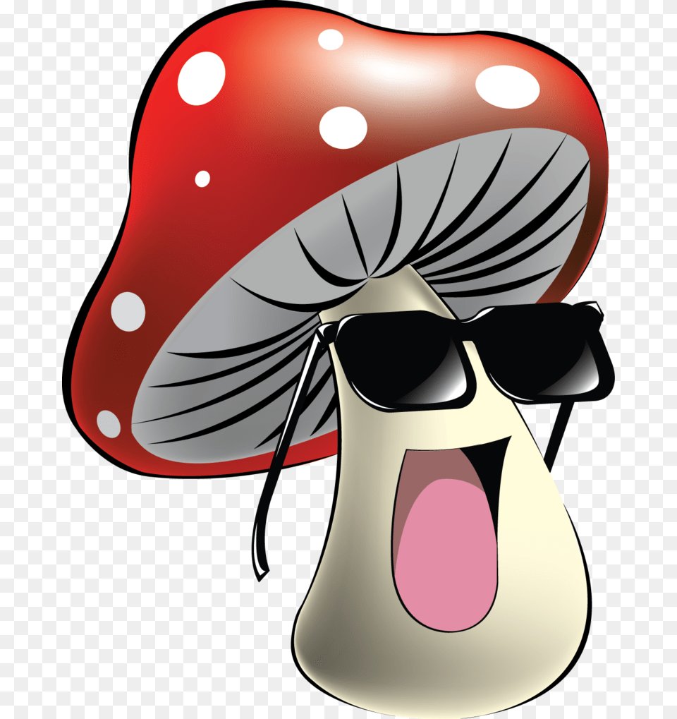 Funny Mushroom Clipart, Clothing, Hat, Sun Hat, Accessories Png Image