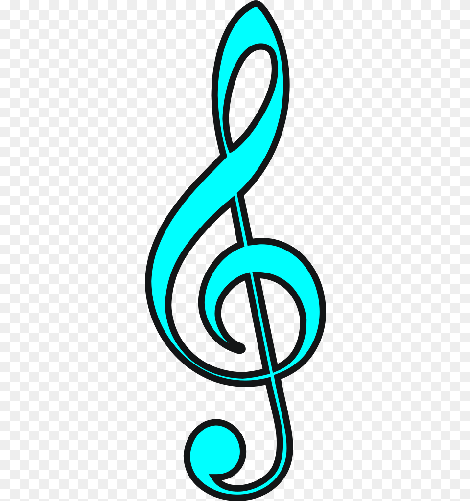 Funny Music Note Svg Clip Art For Treble Clef Graphics, Alphabet, Ampersand, Symbol, Text Free Png Download