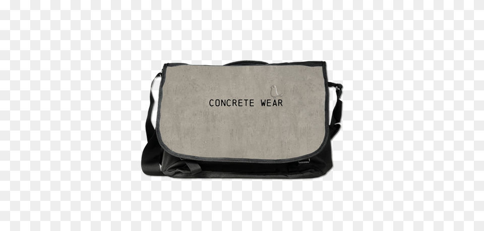 Funny Or Otherwise Concrete Messenger Bag Concrete And Messenger Bag, Accessories, Handbag, Purse, First Aid Png