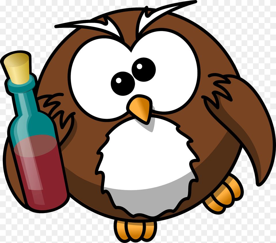 Funny Owl Clipart, Dynamite, Weapon, Animal, Bird Png Image