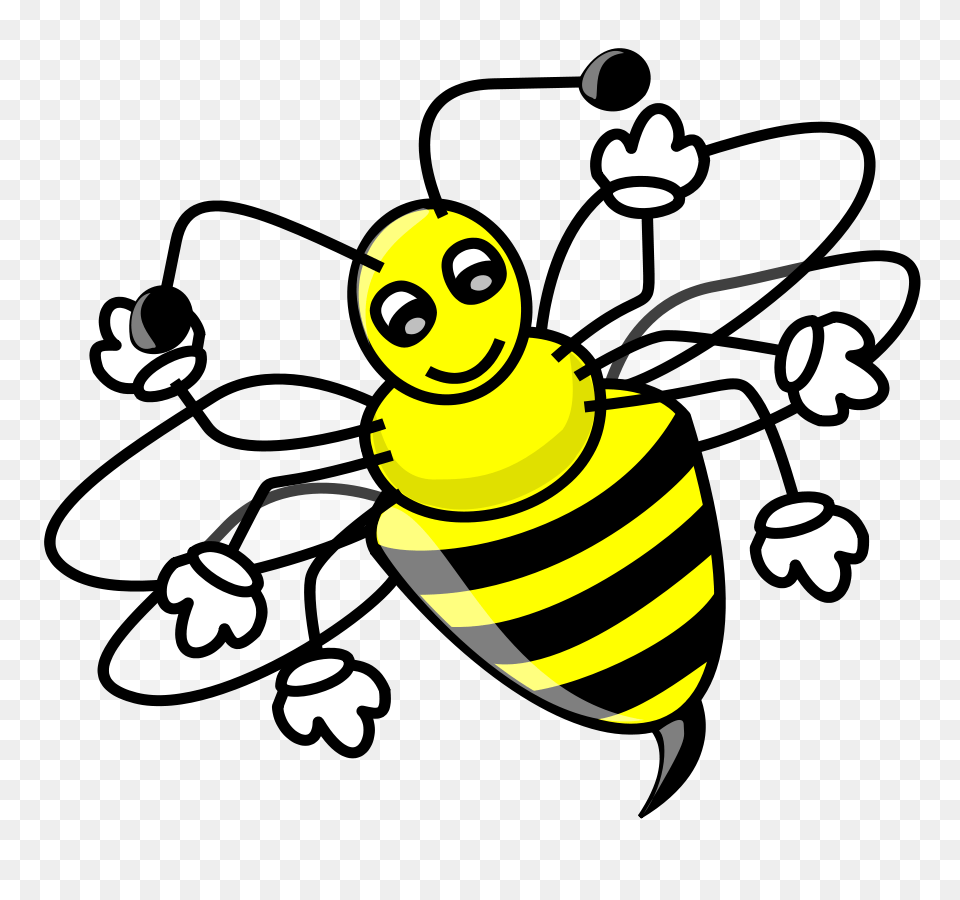 Funny People Clipart, Animal, Bee, Honey Bee, Insect Png Image