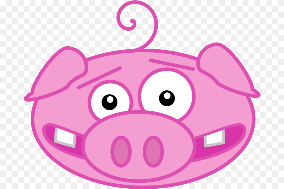 Funny Pig Face Clipart, Piggy Bank Free Png