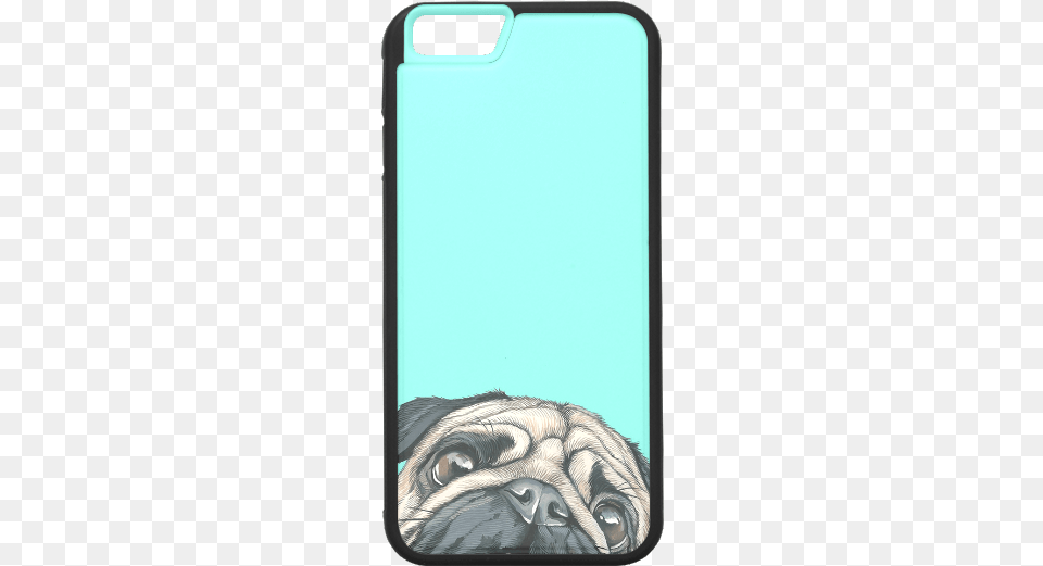 Funny Pug Dog Face Rubber Case For Iphone 66s Mobile Phone Case, Electronics, Mobile Phone, Person, Art Free Png
