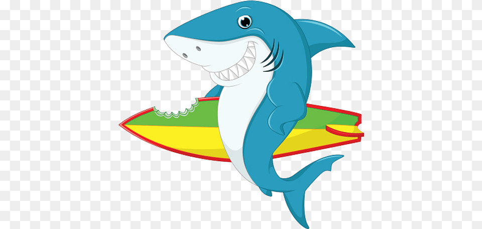 Funny Shark Aquatic Animals Clipart Shark Surfing Animal, Fish, Sea Life, Nature Free Transparent Png