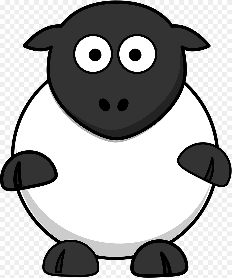 Funny Sheep Clipart, Nature, Outdoors, Snow, Snowman Free Transparent Png