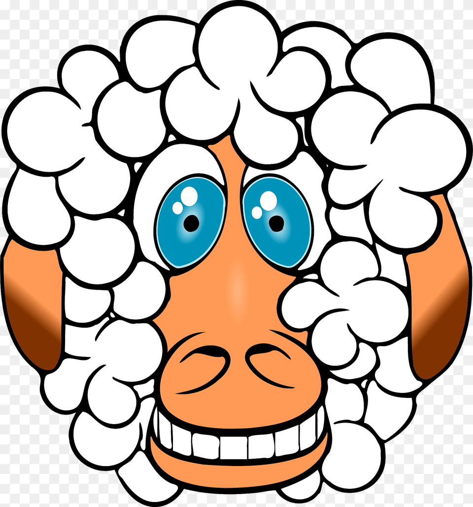 Funny Sheep Face Clipart, Baby, Person, Head, Photography Png