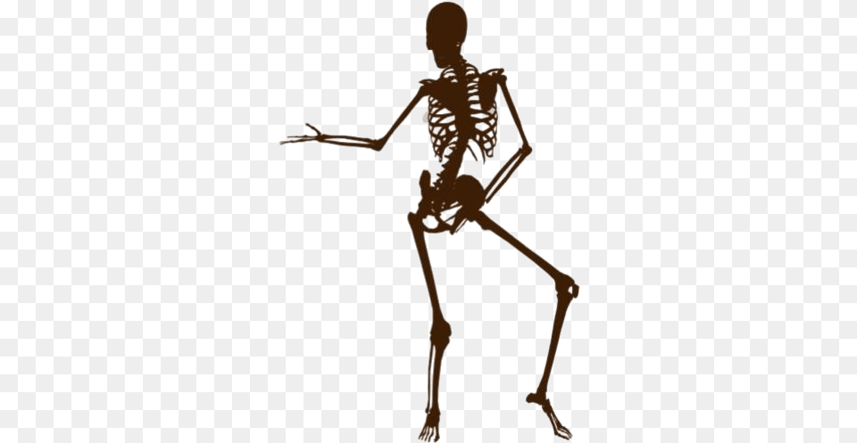 Funny Skeleton Image Clipart Funny Skeleton, Cross, Symbol Free Png