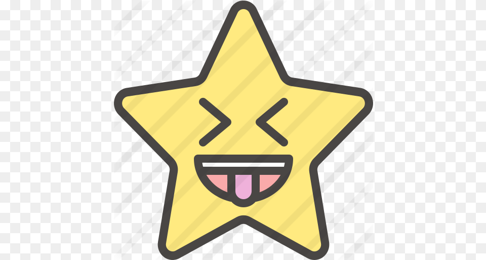 Funny Smile Star Icon, Star Symbol, Symbol Png