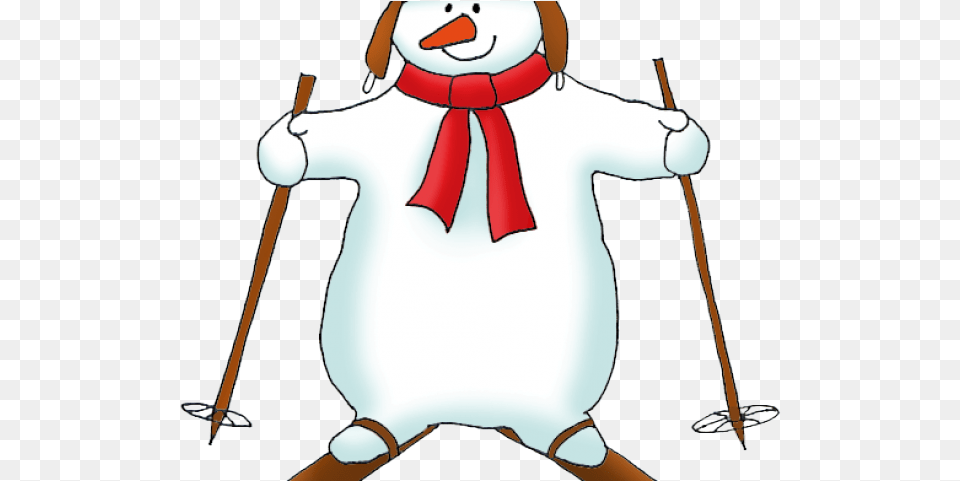 Funny Snowman Clipart Snowman Skating Clipart, Nature, Outdoors, Winter, Snow Png Image