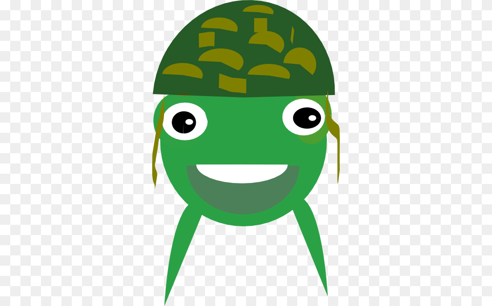 Funny Soldier Clipart For Web, Green, Alien, Animal, Fish Free Png Download