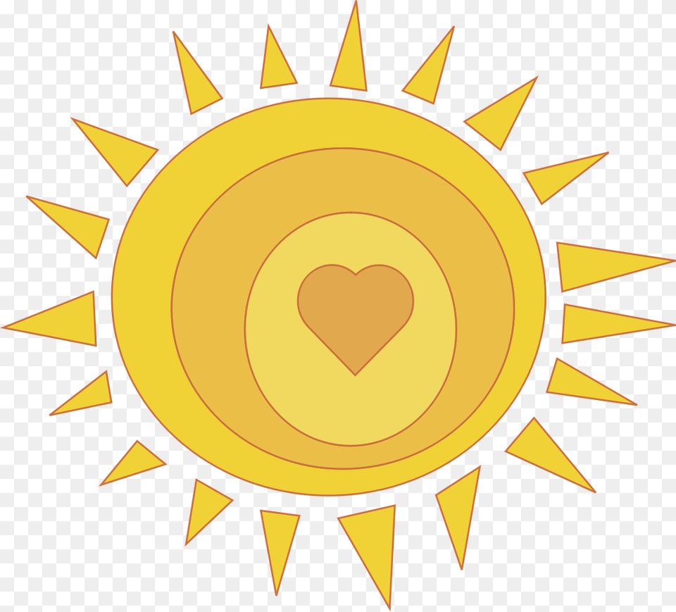 Funny Sunshine Cliparts, Gold, Symbol, Logo Free Png