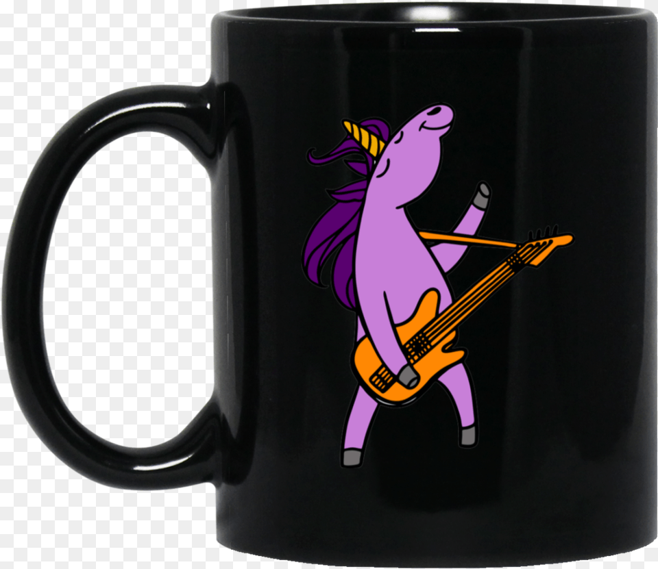 Funny Unicorn Playing Guitar Retro Cute 11oz 15oz Don T We Mugs, Musical Instrument, Cup, Beverage, Coffee Png