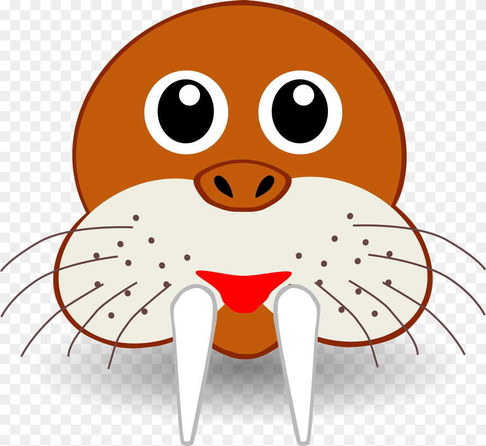 Funny Walrus Face Icons, Cutlery, Fork, Animal, Sea Life Png Image