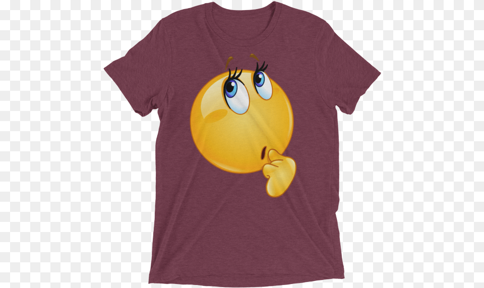 Funny Wonder Female Emoji Face T Shirt Sophie Scholl T Shirt, Clothing, T-shirt Png Image