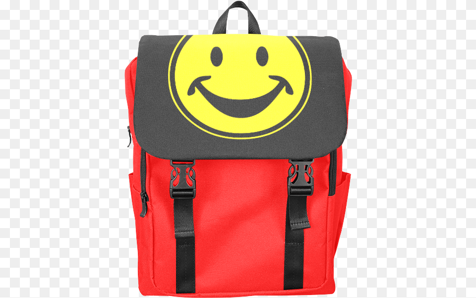 Funny Yellow Smiley For Happy People Casual Shoulders, Bag, Backpack, First Aid Png