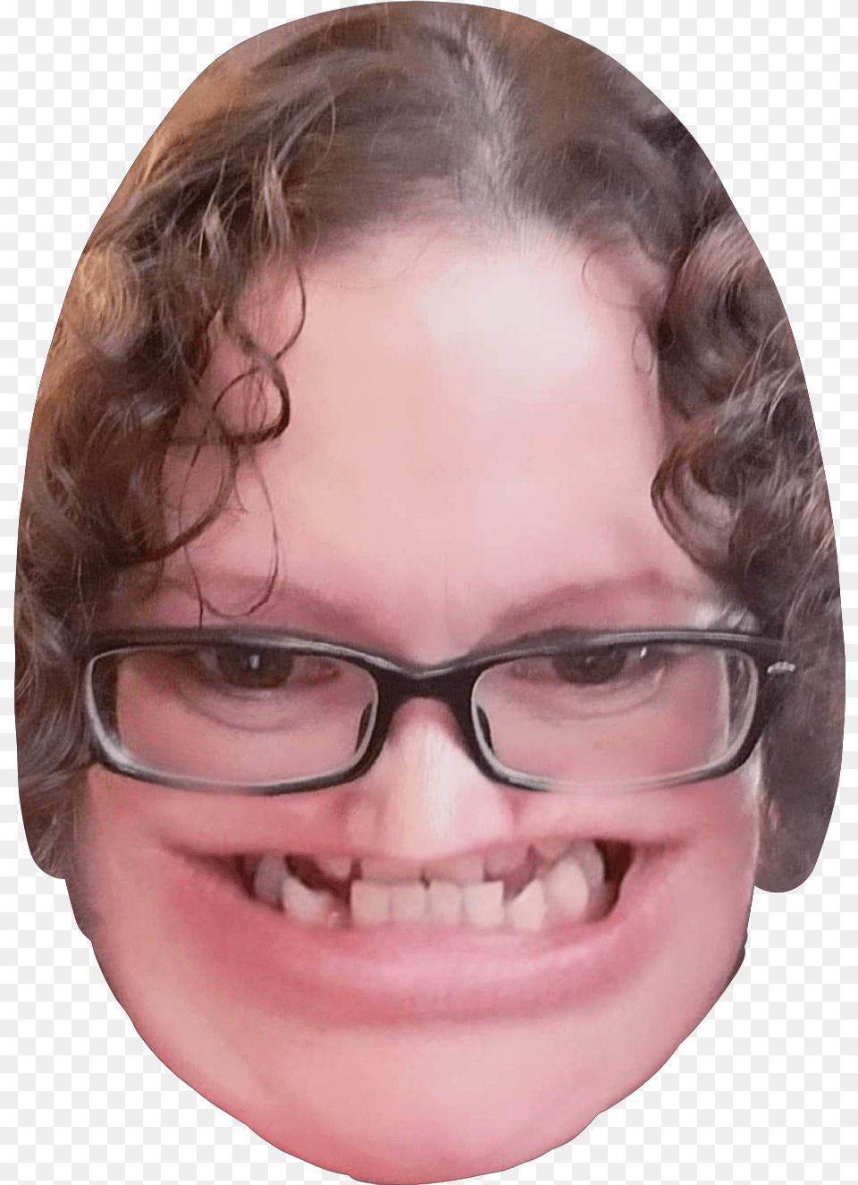 Funnyface Creepyface Creepy Face Creepyface, Accessories, Smile, Person, Head Free Transparent Png