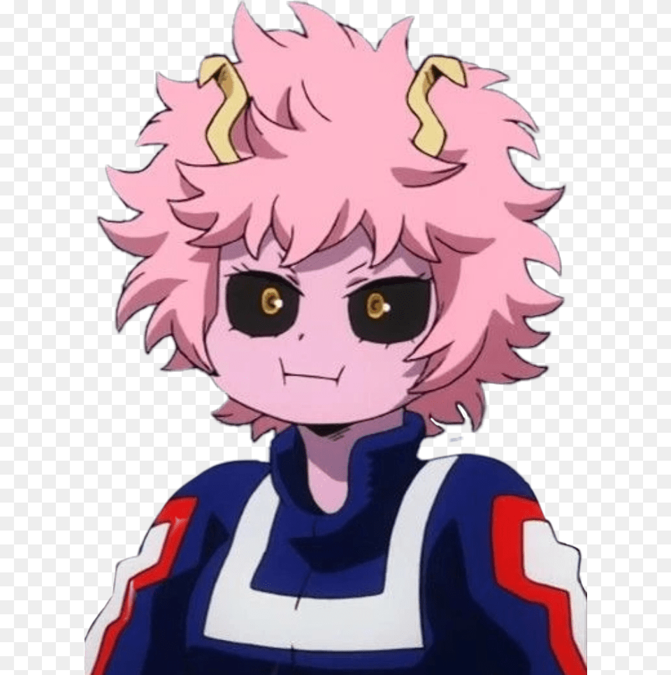 Funnyface Mina Ashido, Baby, Person, Anime, Face Png