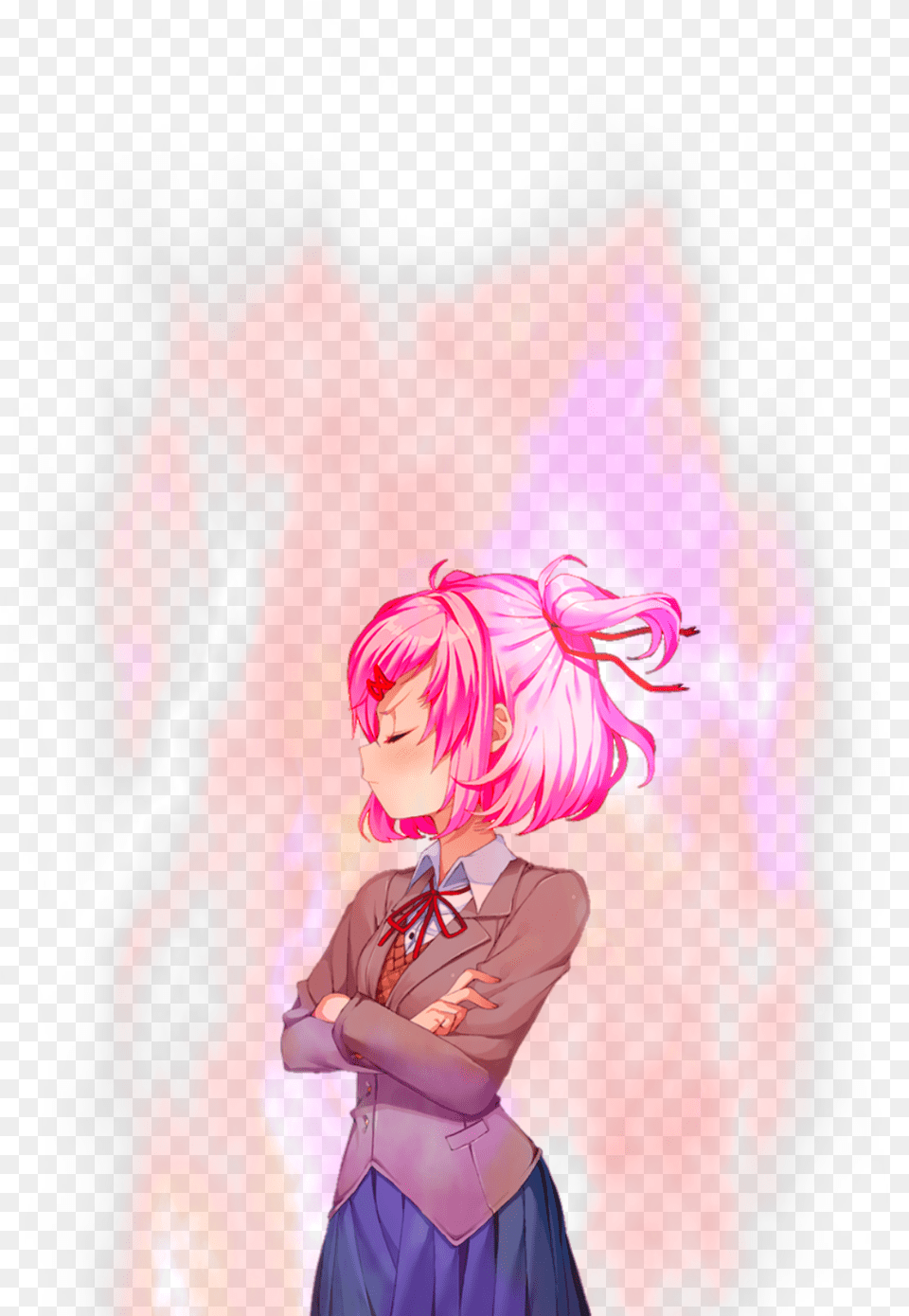 Funquotyou Two Can Keep Your Ultra Instinct Natsuki Unused Sprite, Adult, Person, Female, Woman Png Image