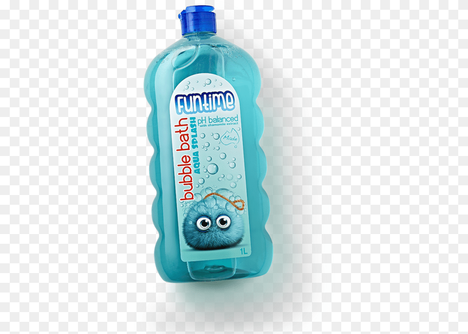 Funtime Bubble Bath Aqua Splash Plastic Bottle, Shampoo, Animal, Bird, Water Bottle Png