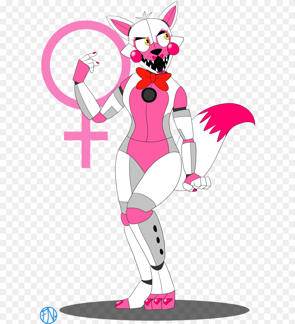 Funtime Foxy By Fnafnations Fnaf Funtime Foxy Fanart, Book, Comics, Publication, Baby Png Image