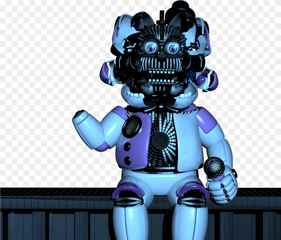 Funtime Foxy Fnaf Sister Location Custom Night Rooms, Robot, Baby, Helmet, Person Free Png Download