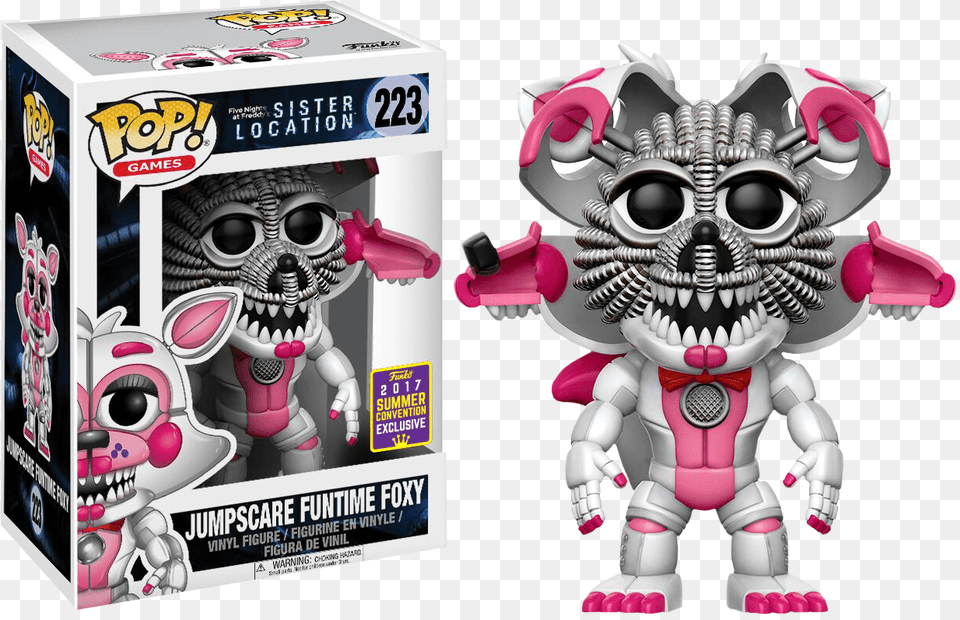 Funtime Foxy Pop Vinyl, Robot, Toy, Baby, Person Png