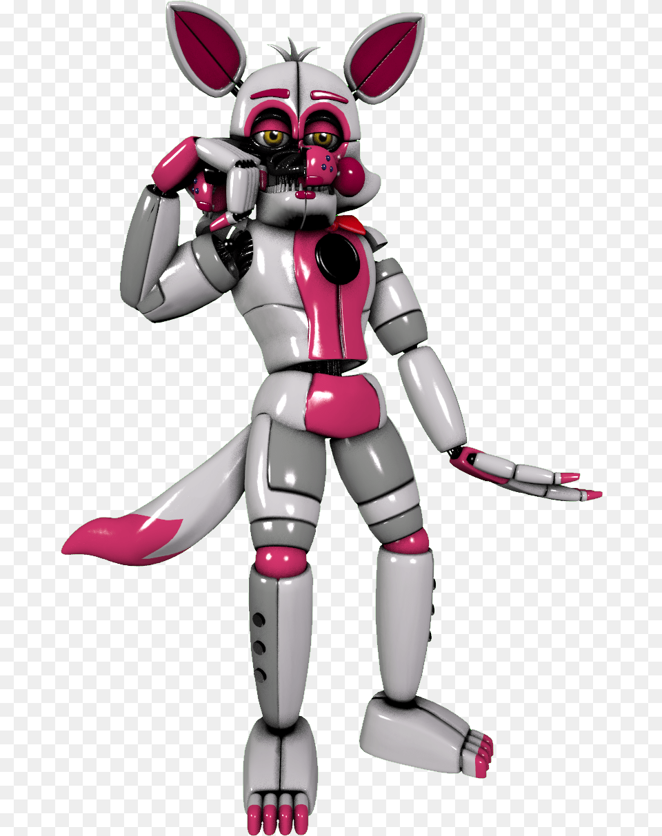 Funtime Foxy Sfm Wikia Profile Fnaf Funtime Foxy Full Body, Robot, Person Png Image