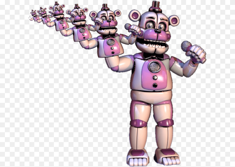 Funtime Freddy And Bon Bon, Robot, Baby, Person Free Png