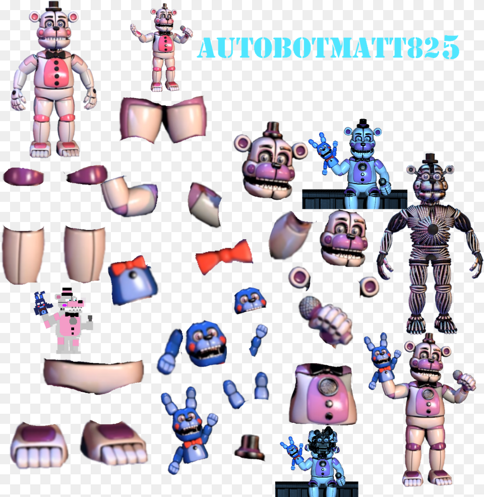Funtime Freddy Resource Pack Fnaf Rescources Funtimefre Five Nights At, Toy, Baby, Person, Robot Free Png
