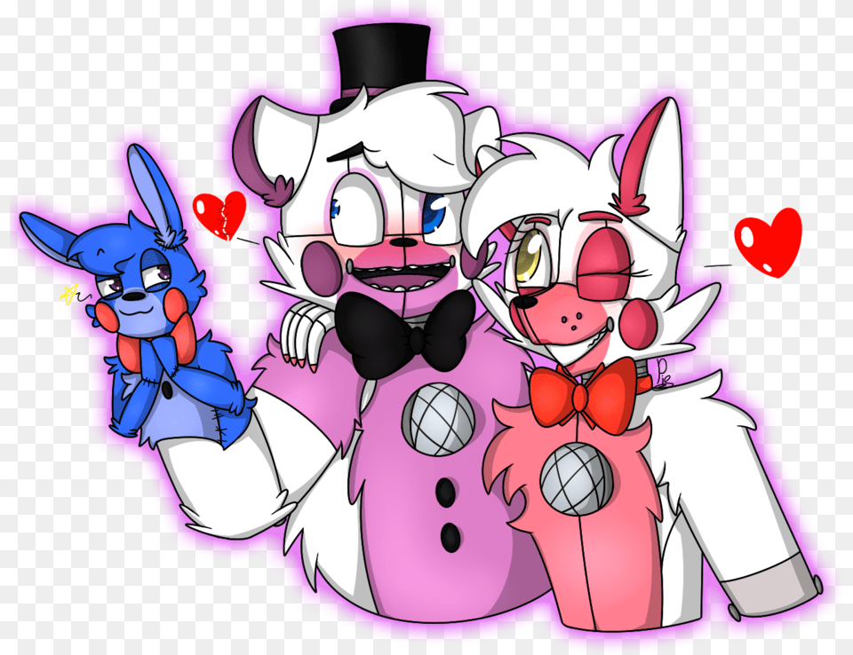 Funtime Freddy X Funtime Foxy, Book, Comics, Publication, Baby Png Image