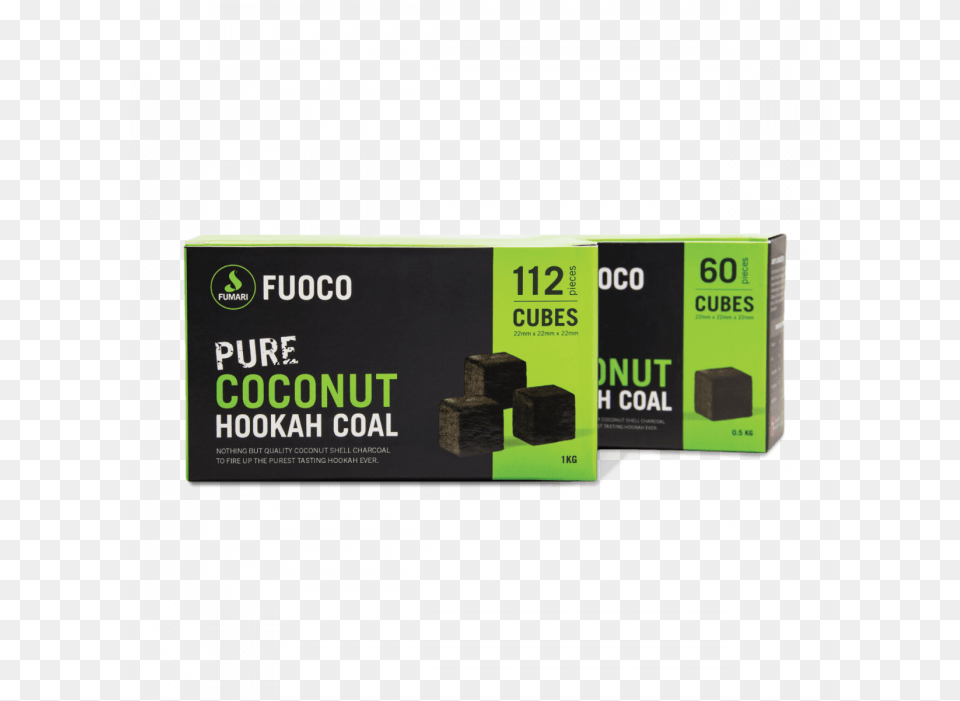 Fuoco Coconut Hookah Charcoal By Fumari Hookah Coconut Charcoal, Adapter, Electronics, Business Card, Paper Png Image