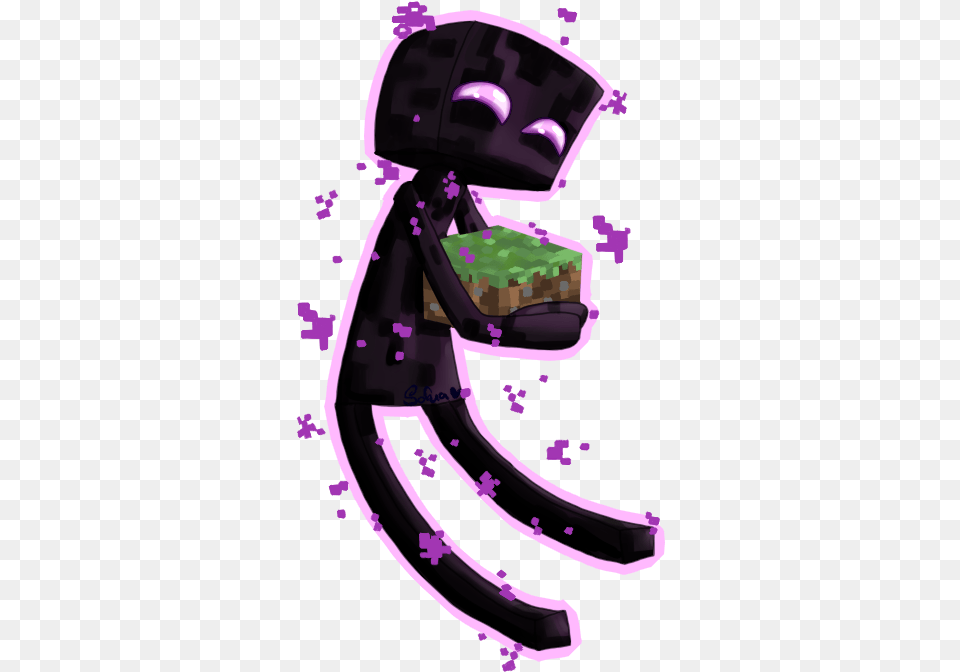 Fur Affinity Dot Enderman Sticker, Purple, Appliance, Blow Dryer, Device Png Image