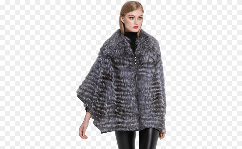 Fur Clothing, Adult, Coat, Female, Person Png Image