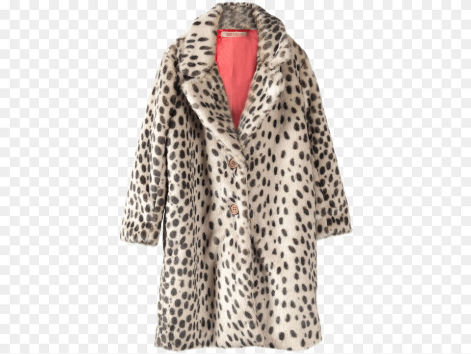 Fur Coat Pic Faux Fur Coat Dalmatian, Clothing, Overcoat Png Image