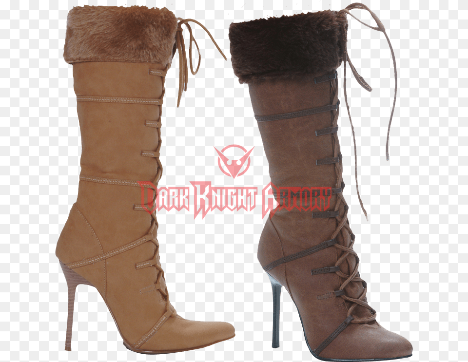 Fur Cuff Stiletto Boots Quotfur Cuff Stiletto Bootsquot, Clothing, Footwear, High Heel, Shoe Png Image