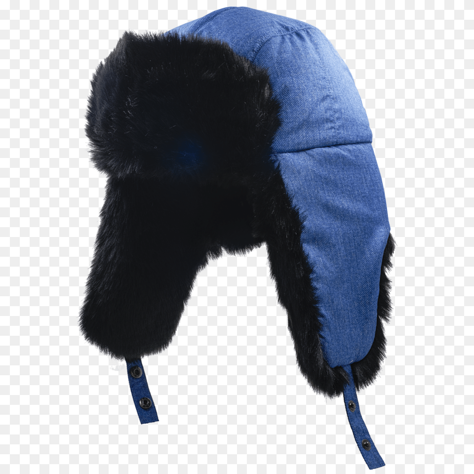 Fur Trim Aviator Hat Men Denim, Clothing, Cushion, Home Decor, Glove Png