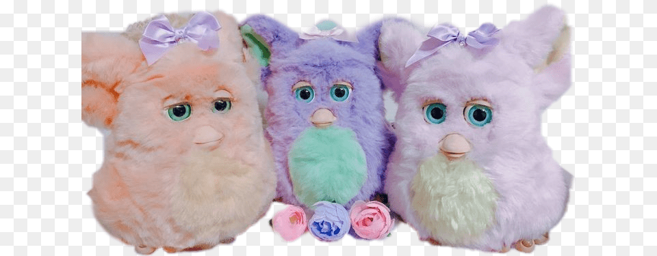Furby 90s Toys Pastel Cute Sticker By Melanie Mathias Soft, Plush, Toy, Cushion, Home Decor Png Image