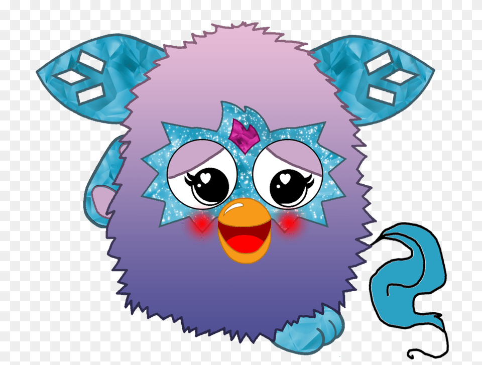 Furby Crystal Serie Pink And Purple, Baby, Person, Art Free Png