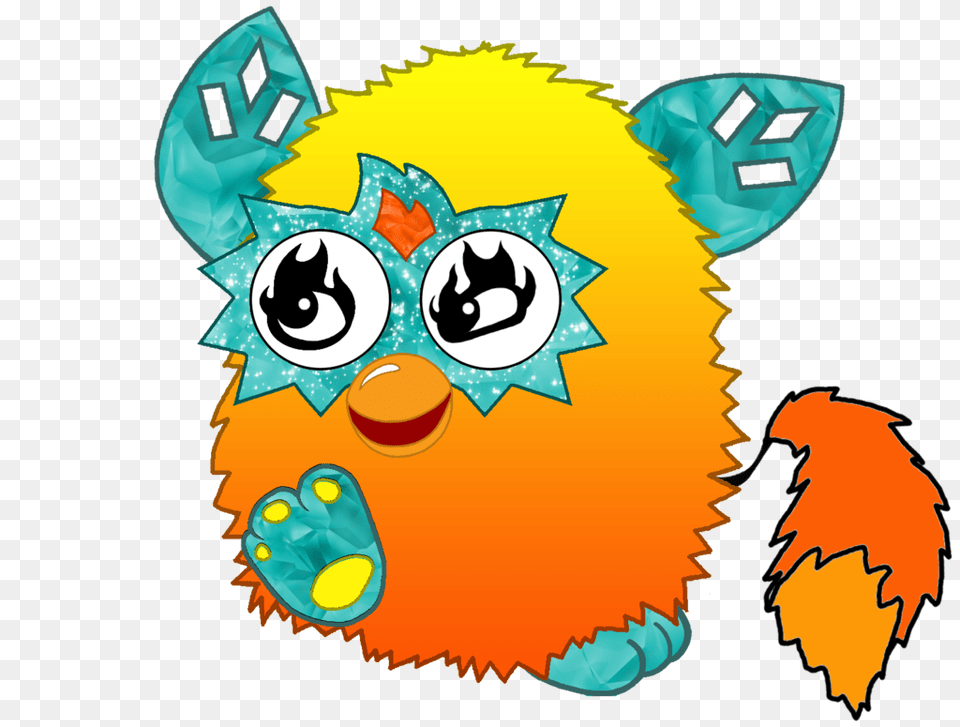 Furby Crystal Serie Yellow And Orange, Baby, Person Free Png Download
