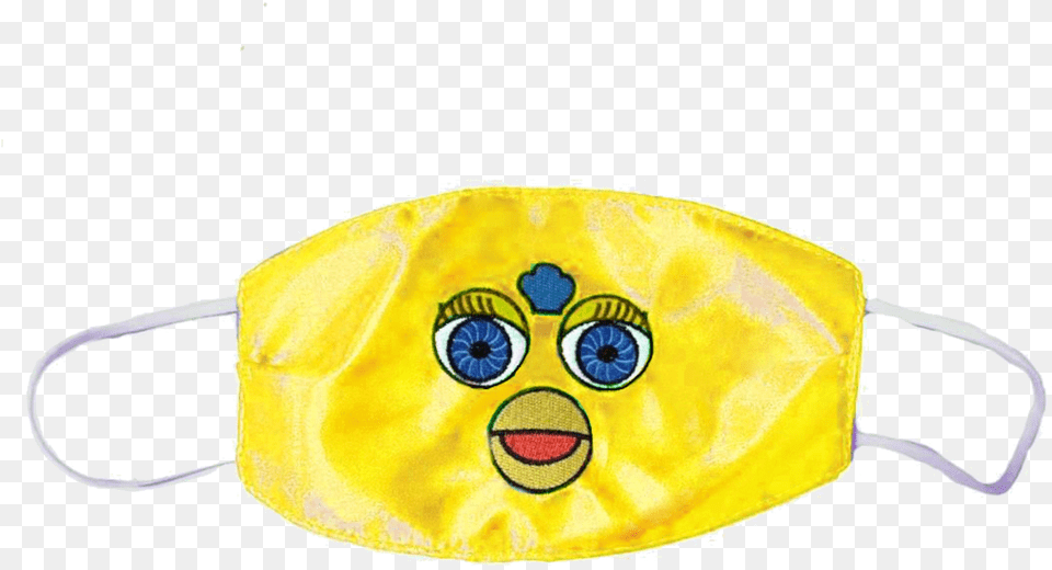 Furby Face Mask Yellow Happy, Bag, Accessories, Clothing, Handbag Free Png