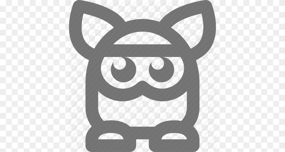 Furby Game Gaming Play Robot Toy Video Icon, Emblem, Sticker, Symbol, Person Png Image