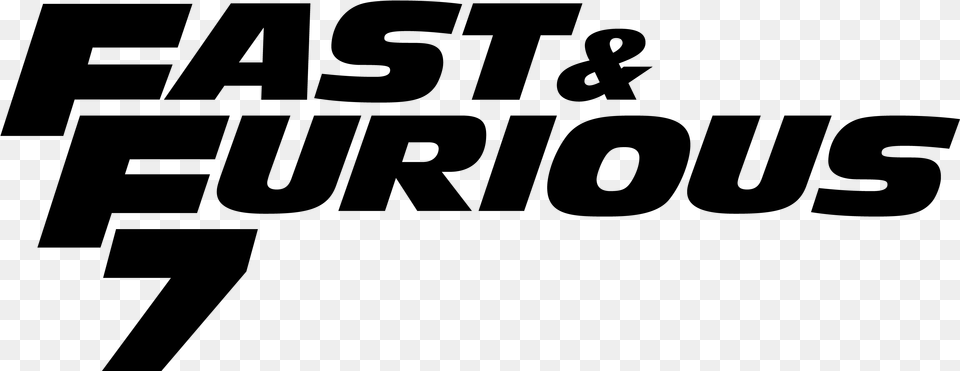 Furious 7 Logo Fast Furious 7 Logo, Gray Png Image