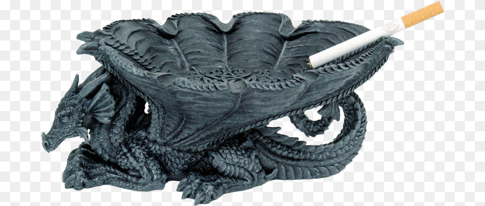 Furled Dragon Wing Ashtray, Animal, Bird Free Png