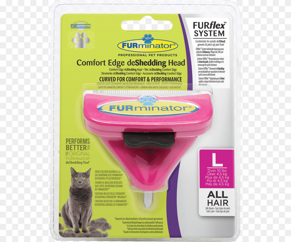 Furminator Furflex Comfort Edge Deshedding Head For Furminator Furflex Cat L, Animal, Mammal, Pet Free Transparent Png