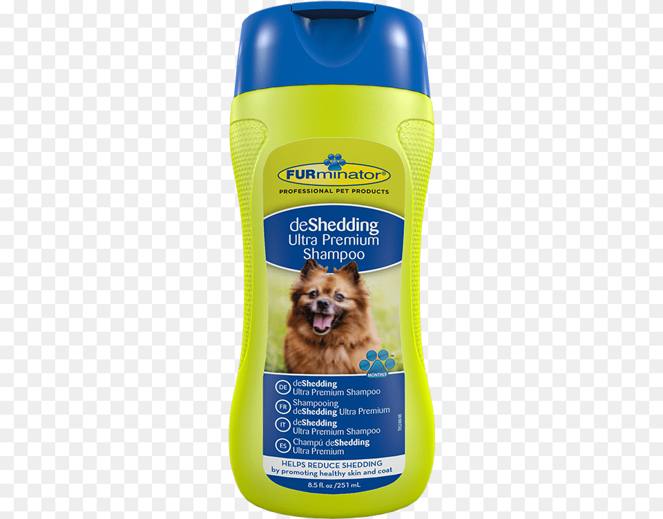 Furminator Premium Deshed Shamp Furminator Deshedding Ultra Premium Shampoo, Bottle, Animal, Canine, Dog Free Png