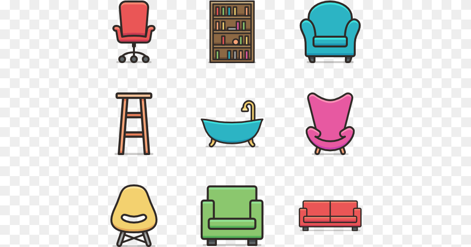 Furniture 15 Icons, Bathing, Tub, Bathtub, Person Free Transparent Png