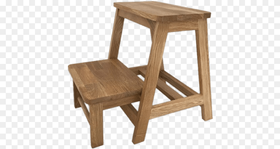 Furniture 2 Step Wooden Stool Uk, Bar Stool, Wood, Table, Plywood Png Image